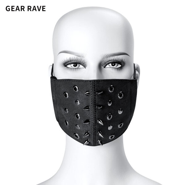 Halloween punk mask with replaceable filter PM2.5 outdoor dustproof decorative mask