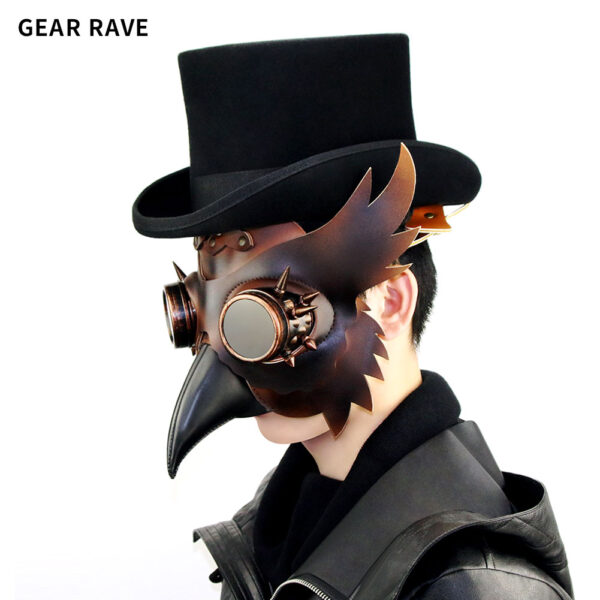 Steampunk medieval plague beak mask halloween animal mask