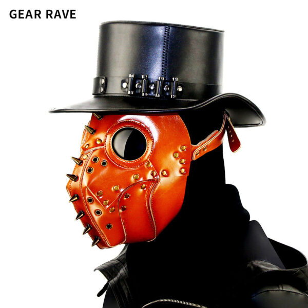 Steampunk Plague Doctor Mask Halloween Cosplay Holiday Party Mask Creative Gift
