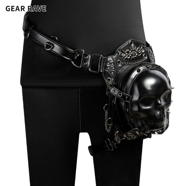 Skull women Crossbody Bag Dark Punk Waist Bag