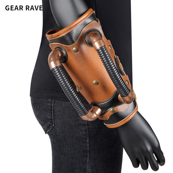 Halloween Steampunk Arm COSPLAY Bracelet Medieval Retro Knight Armband Wristband
