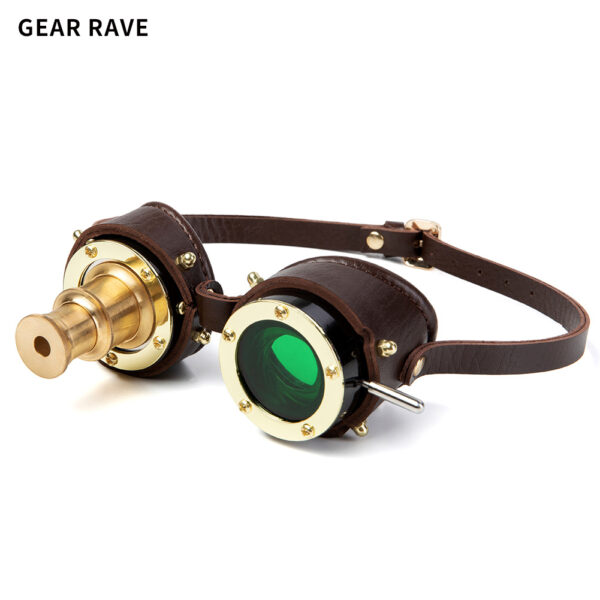 Steampunk Metal Glasses Halloween Industrial Retro Goggles Costume Jewelry Accessories