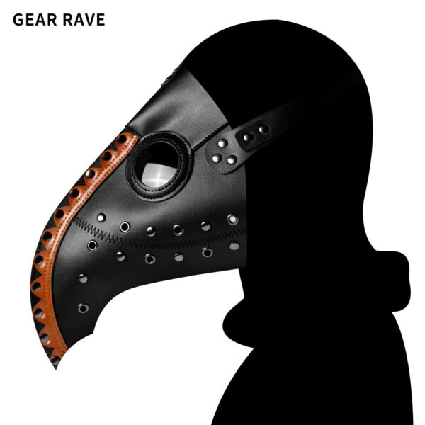 Punk plague doctor long beak mask Halloween cosplay party mask