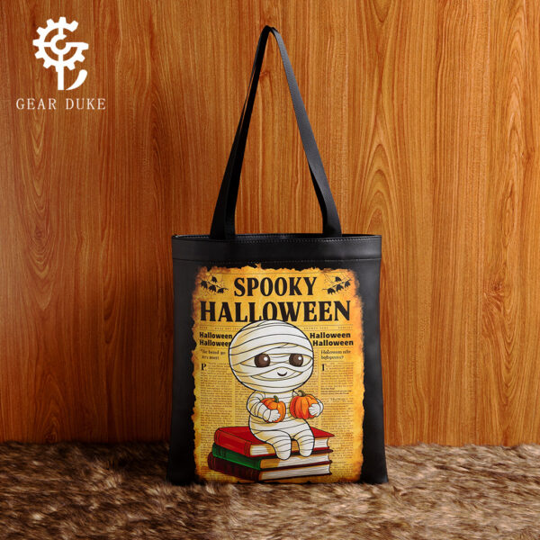 2025 new cross-border hot sale bag female Halloween contrast color personalized printing underarm bag European and American retro style