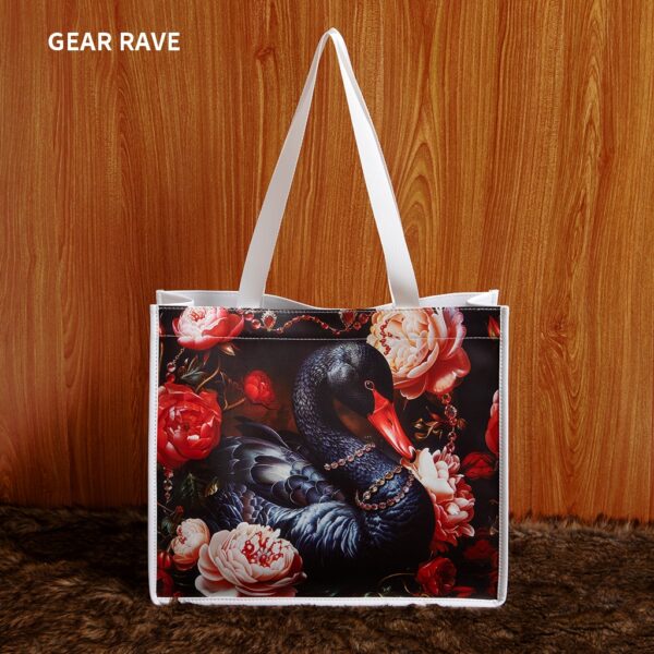 Printed PU Leather Reusable Shopping Bag-BG451-BG457