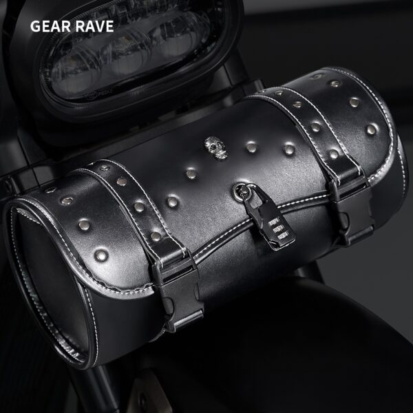 Europe and America cross border Harley electric motorcycle front pannier bag men's waterproof large capacity password lock modified car head pannier bag BG321