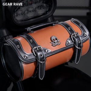Steampunk Large Space Leather Motorcycle Front Bags-BG375